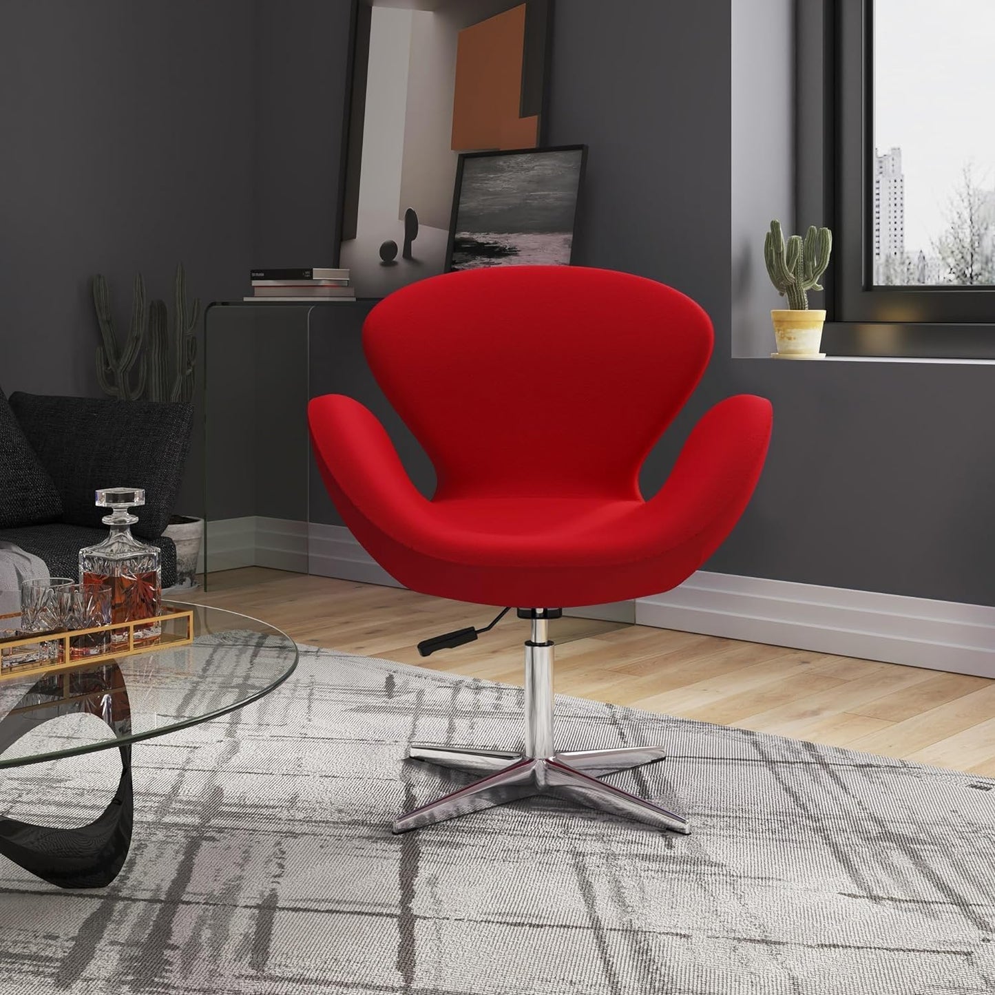 Modern Swivel Lounge Chair – Stylish & Comfortable Accent Chair for Office & Home